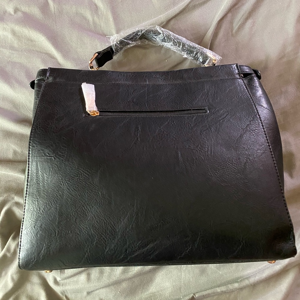 Black vegan bag